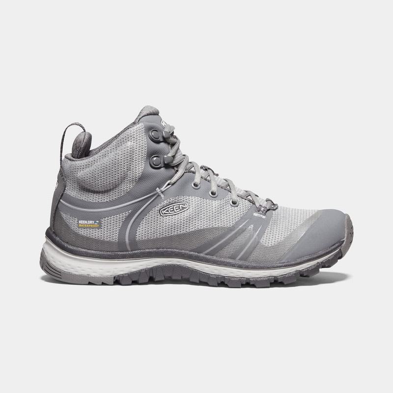 Keen Terradora Waterproof Mid Womens Hiking Boots Grey NZ Sale (7263-VXCYW)